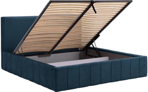 Goossens Bedframe Carte, 140 x 200 cm met storage, met 2x lattenbodem
