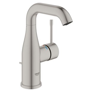 Wastafelmengkraan GROHE Essence New M-Size Met Waste Supersteel Infinity