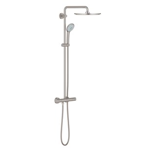 Regendoucheset GROHE Euphoria System 310 Met Opbouw Thermostaatkraan Supersteel Infinity
