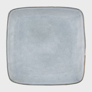 Vierkant bord Toscane - lichtblauw - 25x25 cm