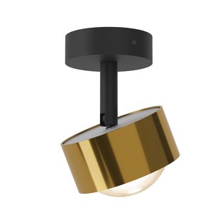 Top Light Puk! 80 Turn Up/downlight lens mat goud/zwart