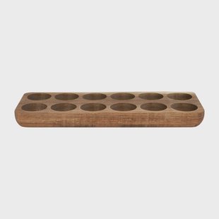 Eiertray hout - voor 12 eieren