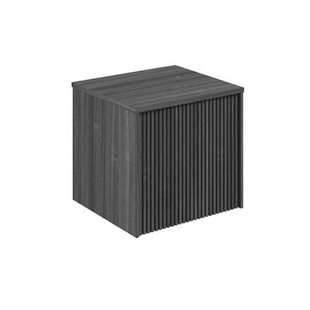 Crosswater Limit Badmeubelset - 50x45x46.5cm - wastafelblad - 1 lade - Steelwood/Anthracite SW876280 SW876233