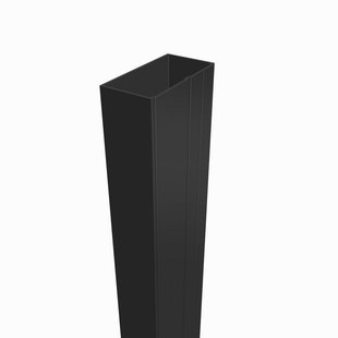 Verbredingsprofiel Van Rijn Voor ST06 Type 300 of 350 Deurzijde 20.3 x 39.3 mm Zwart