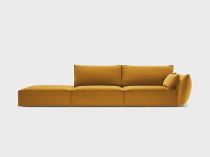 4-zitsbank Vanda links velvet | Mazzini Sofas