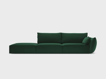4-zitsbank Vanda links velvet | Mazzini Sofas