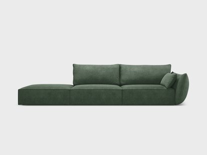 4-zitsbank Vanda links chenille | Mazzini Sofas