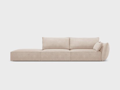 4-zitsbank Vanda links chenille | Mazzini Sofas