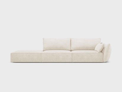 4-zitsbank Vanda links chenille | Mazzini Sofas