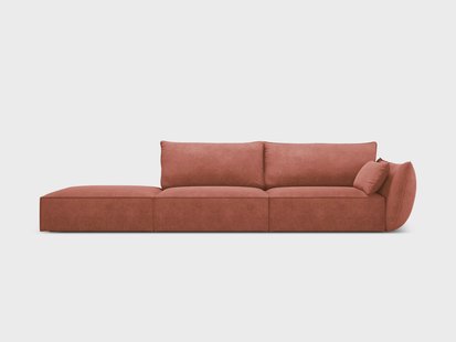 4-zitsbank Vanda links chenille | Mazzini Sofas