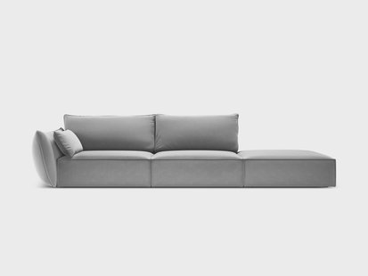 4-zitsbank Vanda rechts velvet | Mazzini Sofas