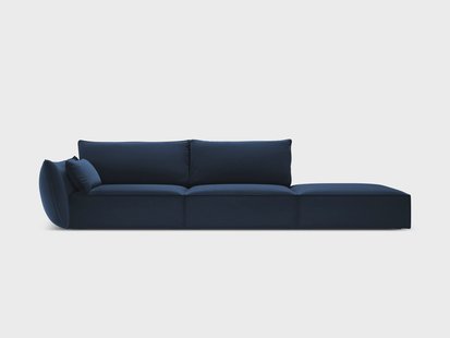 4-zitsbank Vanda rechts velvet | Mazzini Sofas