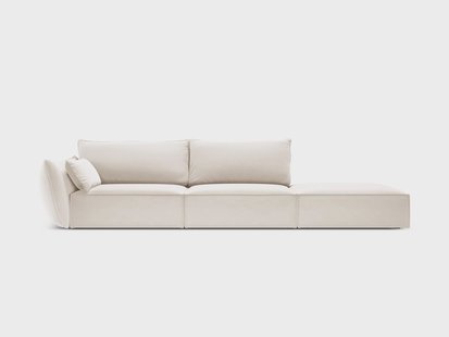 4-zitsbank Vanda rechts velvet | Mazzini Sofas