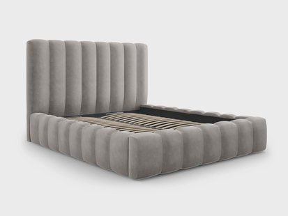 Bed frame Gina velvet met opbergruimte | Milo Casa