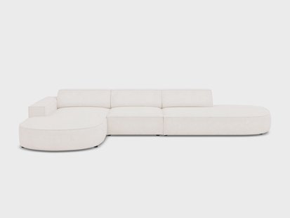 5-zits hoekbank Jodie bouclé Chaise Longue links | Micadoni Home