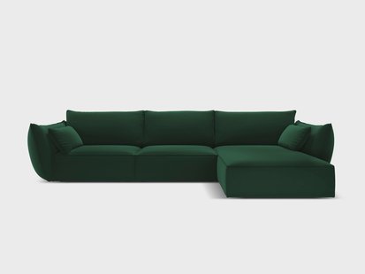 Hoekbank Vanda rechts velvet | Mazzini Sofas