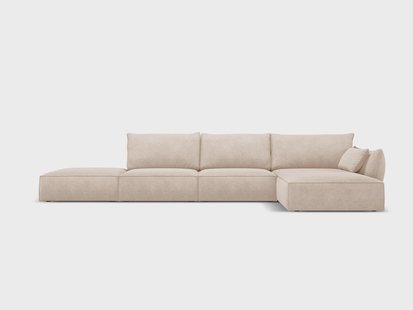 Hoekbank Vanda rechts chenille | Mazzini Sofas