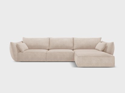 Hoekbank Vanda rechts chenille | Mazzini Sofas