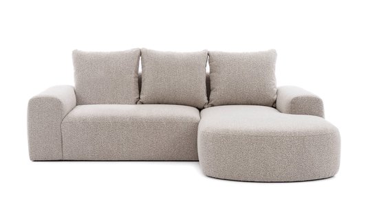 Hoekbank Arrezzo links bouclé | NADUVI Collection