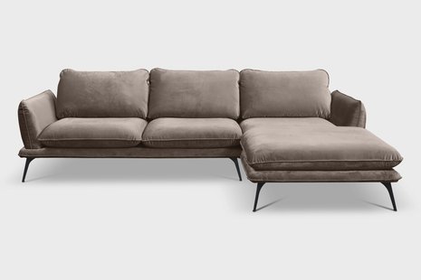 Hoekbank Piemonte rechts velvet | NADUVI Collection
