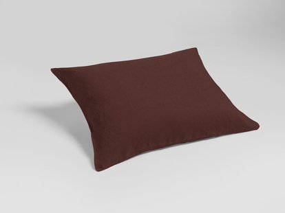 Yumeko Kussensloop gewassen linnen rosewood 50x60 100% gewassen linnen