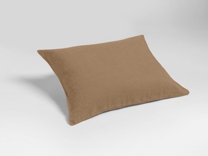 Yumeko Kussensloop gewassen linnen hazel 50x60 100% gewassen linnen