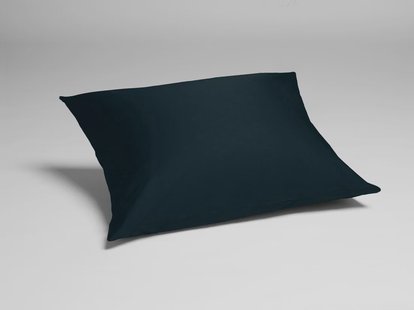 Yumeko Kussensloop katoen satijn blueberry 50x60 100% biologisch en fairtrade katoen, satijn geweven
