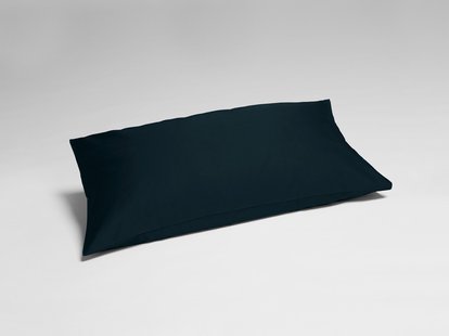Yumeko Kussensloop katoen satijn blueberry 40x80 100% biologisch en fairtrade katoen, satijn geweven