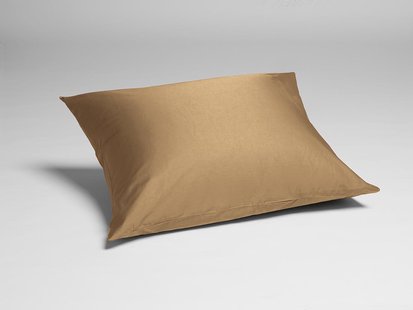 Yumeko Kussensloop katoen satijn honey 60x70 100% biologisch en fairtrade katoen, satijn geweven