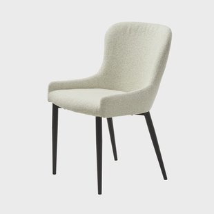 Brigitta eetkamerstoel bouclé crème Brigitta eetkamerstoel bouclé crème