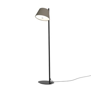 MARSET Tam Tam vloerlamp, 1-lamp, mat, bruin