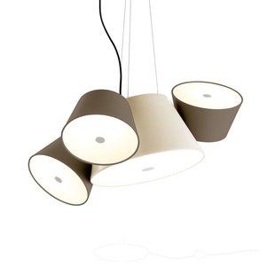 MARSET Tam Tam Mini, mat, wit/bruin