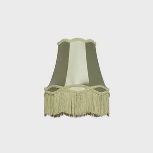 QAZQA Stoffen lampenkap groen 30 cm - Granny