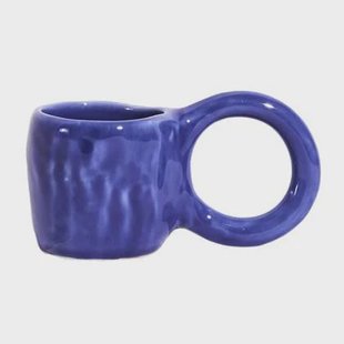 Donut espresso mok set van 2 Blue