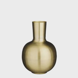 Mica Decorations Dara Vaas - H42 x Ø28 cm - Metaal - Goud