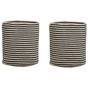 Beliani - YERKOY - Mand set van 2 - Beige - Katoen