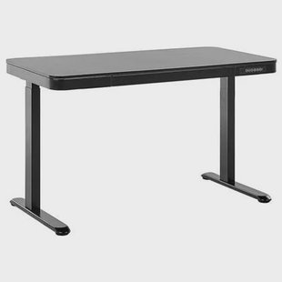 Beliani - KENLY - Verstelbaar bureau - Zwart - 120 cm - Vezelplaat