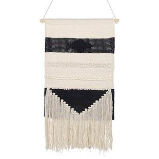 Beliani - DASKA - Wanddecoratie - Lichtbeige - Katoen