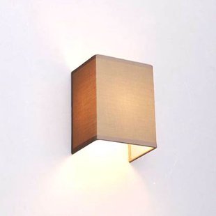 QAZQA Landelijke wandlamp beige met stoffen kap - Vete QAZQA Landelijke wandlamp beige met stoffen kap - Vete