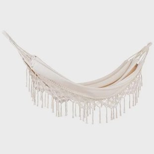 Beliani - ROCCA - Hangmat - Beige - Katoen Beliani - ROCCA - Hangmat - Beige - Katoen