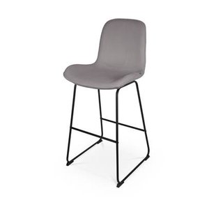 Nolon Nino-Fé Barkruk Ribstof Warm Grijs - Zwart Onderstel - 75 cm Nolon Nino-Fé Barkruk Ribstof Warm Grijs - Zwart Onderstel - 75 cm