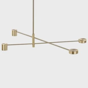 Beliani - BANDON - Hanglamp - Goud - IJzer
