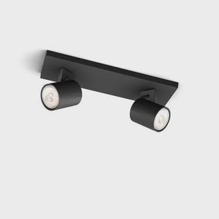 Philips Runner opbouwspot - 2-lichts - zwart Philips Runner opbouwspot - 2-lichts - zwart