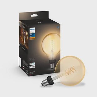 Philips Hue filament globelamp G125 - warmwit licht - 1-pack - E27