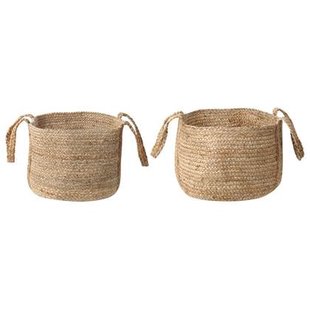 Beliani - KORNAK - Mand - Natuurlijk - Jute Beliani - KORNAK - Mand - Natuurlijk - Jute