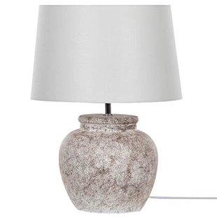 Beliani - MAREB - Tafellamp - Beige - Keramiek