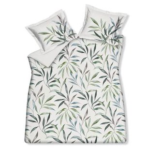 Dekbedovertrek Impression Multi | 200 x 200|220 cm | Wit | Groen Dekbedovertrek Impression Multi | 200 x 200|220 cm | Wit | Groen