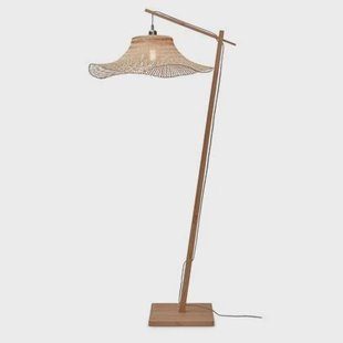 GOOD&MOJO Vloerlamp Ibiza - Bamboe - 83x65x176cm GOOD&MOJO Vloerlamp Ibiza - Bamboe - 83x65x176cm