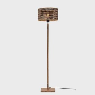 GOOD&MOJO Vloerlamp Java - Bamboe|Zwart - Ø32cm GOOD&MOJO Vloerlamp Java - Bamboe|Zwart - Ø32cm