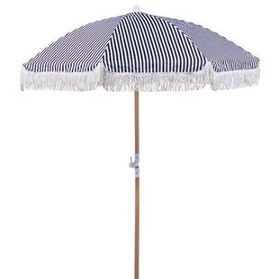 Beliani - MONDELLO - Parasol - Zwart - Polyester